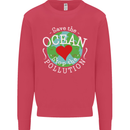 Environment Save the Ocean Stop Pollution Mens Sweatshirt Jumper Heliconia