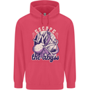 Escape the Abyss Scuba Diving Childrens Kids Hoodie Heliconia