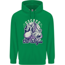 Escape the Abyss Scuba Diving Childrens Kids Hoodie Irish Green