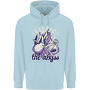 Escape the Abyss Scuba Diving Childrens Kids Hoodie Light Blue