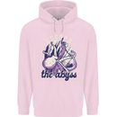Escape the Abyss Scuba Diving Childrens Kids Hoodie Light Pink