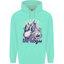 Escape the Abyss Scuba Diving Childrens Kids Hoodie Peppermint