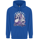 Escape the Abyss Scuba Diving Childrens Kids Hoodie Royal Blue