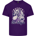Escape the Abyss Scuba Diving Mens Cotton T-Shirt Tee Top Purple