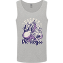 Escape the Abyss Scuba Diving Mens Vest Tank Top Sports Grey