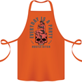 Every Day Is a Party Hustle Skull Alcohol Cotton Apron 100% Organic Orange