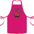 Every Day Is a Party Hustle Skull Alcohol Cotton Apron 100% Organic Pink