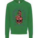 Every Day Is a Party Hustle Skull Alcohol Mens Sweatshirt Jumper Irish Green