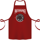 Everyone's a Photographer Until Photography Cotton Apron 100% Organic Maroon