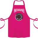 Everyone's a Photographer Until Photography Cotton Apron 100% Organic Pink