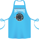 Everyone's a Photographer Until Photography Cotton Apron 100% Organic Turquoise