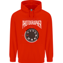 Everyone's a Photographer Until Photography Mens 80% Cotton Hoodie Bright Red