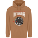 Everyone's a Photographer Until Photography Mens 80% Cotton Hoodie Caramel Latte