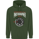 Everyone's a Photographer Until Photography Mens 80% Cotton Hoodie Forest Green