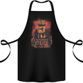 Everything is Fake Conspiracy Theory Cotton Apron 100% Organic Black