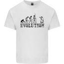 Evolution Photographer Funny Photoraphy Kids T-Shirt Childrens White