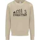 Evolution Photographer Funny Photoraphy Mens Sweatshirt Jumper Sand