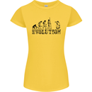 Evolution Photographer Funny Photoraphy Womens Petite Cut T-Shirt Yellow