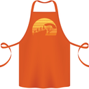 Evolution of Base Jumping Cotton Apron 100% Organic Orange