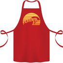 Evolution of Base Jumping Cotton Apron 100% Organic Red