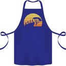 Evolution of Base Jumping Cotton Apron 100% Organic Royal Blue