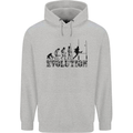 Evolution of Rugby Player Union Funny Mens 80% Cotton Hoodie Sports Grey