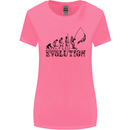 Evolution of a Fisherman Funny Fisherman Womens Wider Cut T-Shirt Azalea