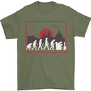 Evolution of a Gamer Gaming Video Games Mens T-Shirt Cotton Gildan Military Green