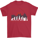 Evolution of a Gamer Gaming Video Games Mens T-Shirt Cotton Gildan Red