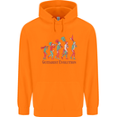 Evolution of a Guitarist Childrens Kids Hoodie Orange