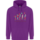 Evolution of a Guitarist Childrens Kids Hoodie Purple