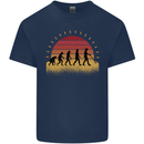 Evolution of a Metal Detector Detecting Mens Cotton T-Shirt Tee Top Navy Blue