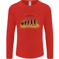 Evolution of a Metal Detector Detecting Mens Long Sleeve T-Shirt Red