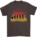 Evolution of a Metal Detector Detecting Mens T-Shirt 100% Cotton Dark Chocolate