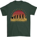 Evolution of a Metal Detector Detecting Mens T-Shirt 100% Cotton Forest Green