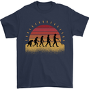 Evolution of a Metal Detector Detecting Mens T-Shirt 100% Cotton Navy Blue