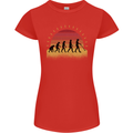 Evolution of a Metal Detector Detecting Womens Petite Cut T-Shirt Red