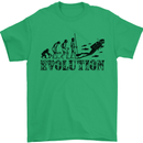 Evolution of a Scuba Diver Diving Funny Mens T-Shirt Cotton Gildan Irish Green
