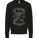 Extreme Motocross Motorbike Motox Kids Sweatshirt Jumper Black