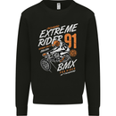 Extreme Sports BMX Rider Cycling Mens Sweatshirt Jumper Black