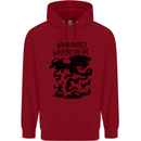 Fantasy Writer Author Novelist Dragons Childrens Kids Hoodie Red
