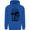 Fantasy Writer Author Novelist Dragons Childrens Kids Hoodie Royal Blue