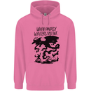 Fantasy Writer Author Novelist Dragons Mens 80% Cotton Hoodie Azelea