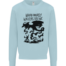 Fantasy Writer Author Novelist Dragons Mens Sweatshirt Jumper Light Blue