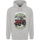 Farm Tractor Farming Farmer Childrens Kids Hoodie Sports Grey