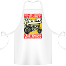 Farming Skilled Enough to Be a Farmer Cotton Apron 100% Organic White