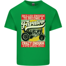 Farming Skilled Enough to Be a Farmer Kids T-Shirt Childrens Irish Green