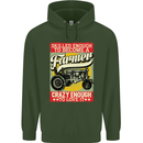 Farming Skilled Enough to Be a Farmer Mens 80% Cotton Hoodie Forest Green