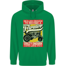 Farming Skilled Enough to Be a Farmer Mens 80% Cotton Hoodie Irish Green