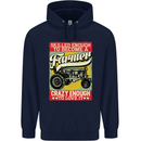 Farming Skilled Enough to Be a Farmer Mens 80% Cotton Hoodie Navy Blue
